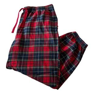 Old Navy Red and Green Plaid Pajama Pants